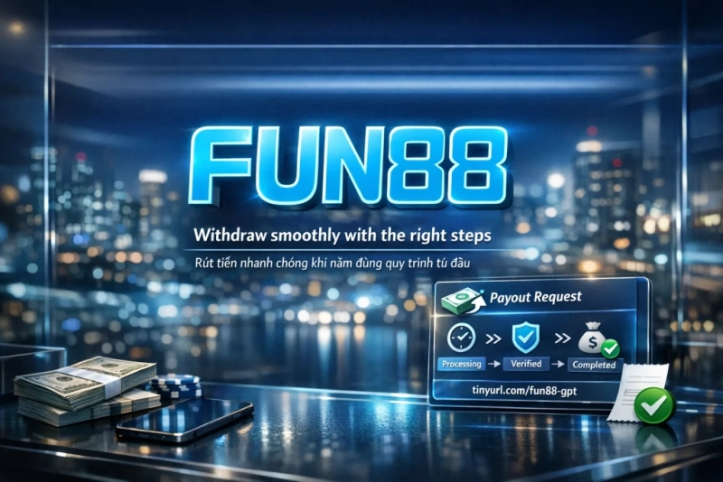 quy trình rút tiền Fun88 hướng dẫn đầy đủ điều kiện và thao tác