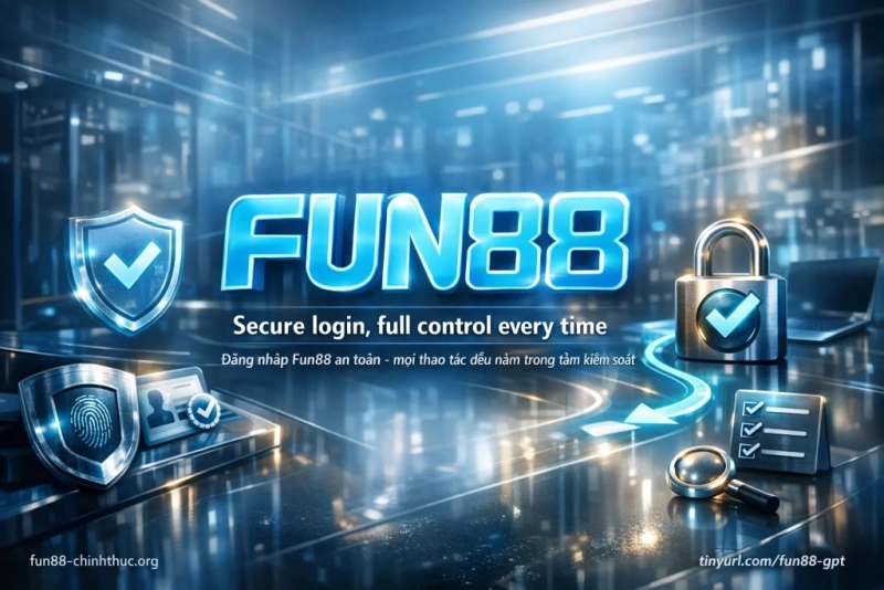 đăng nhập tài khoản Fun88 an toàn trên PC và mobile app bảo mật SSL